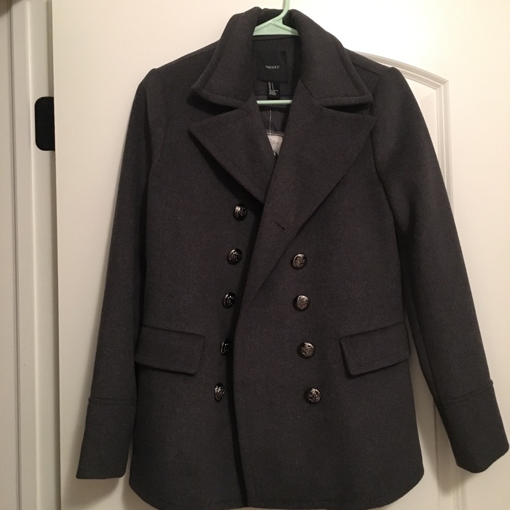 Forever21 Heather grey coat
